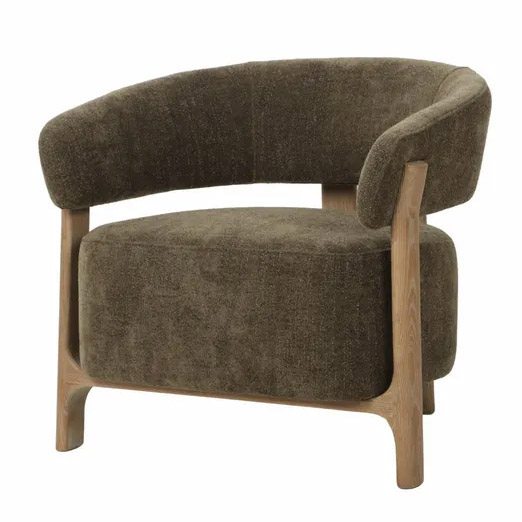 Capulet Muse Armchair - Olive Grove